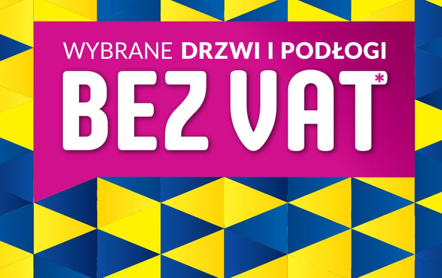 Drzwi i podłogi bez VAT