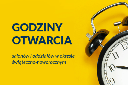Godziny otwarcia w okresie świąteczno-noworocznym