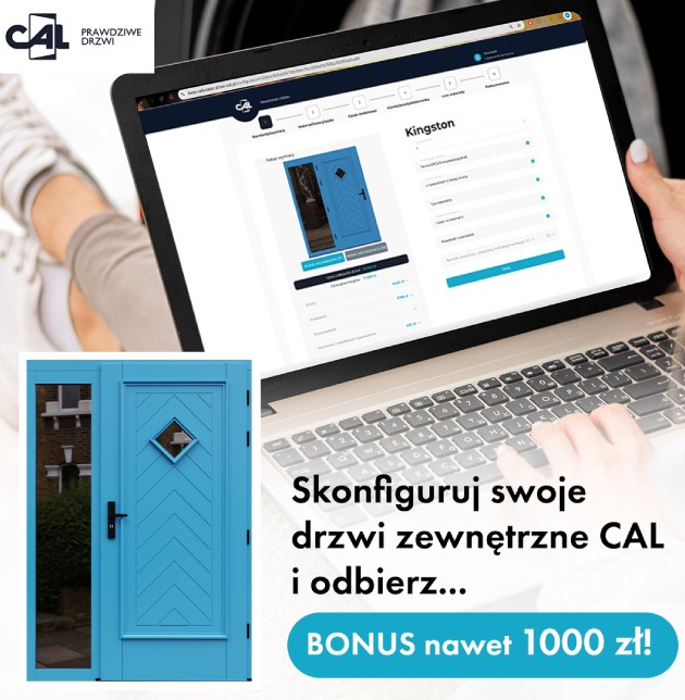 Skonfiguruj drzwi i odbierz bonus nawet 1000 zł z marką CAL!