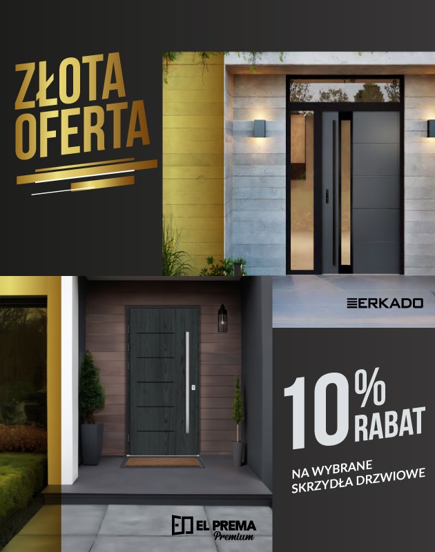 Uskrzydlająca promocja na drzwi zewnętrzne i klatkowe